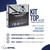 Kit Relação Top CG 125 [CARGO/FAN] (09-13) 43Z [C/ANEL] X 14Z C/ CORRENTE O'RING 428HO X 116L