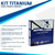 Kit Relação Titanium YBR 125 [FACTOR] (00-16) 45Z X 14Z C/CORRENTE 428H X 118L - loja online