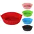 Dobrável Silicone Air Fryer Baking Bandeja Circular, comestível, resistente a - comprar online