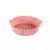 Dobrável Silicone Air Fryer Baking Bandeja Circular, comestível, resistente a