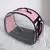 Imagem do Transparente Dobrável Pet Travel Carrier Bag, portátil Crossbody Bag, respirá