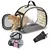 Imagem do Transparente Dobrável Pet Travel Carrier Bag, portátil Crossbody Bag, respirá