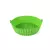 Imagem do Dobrável Silicone Air Fryer Baking Bandeja Circular, comestível, resistente a