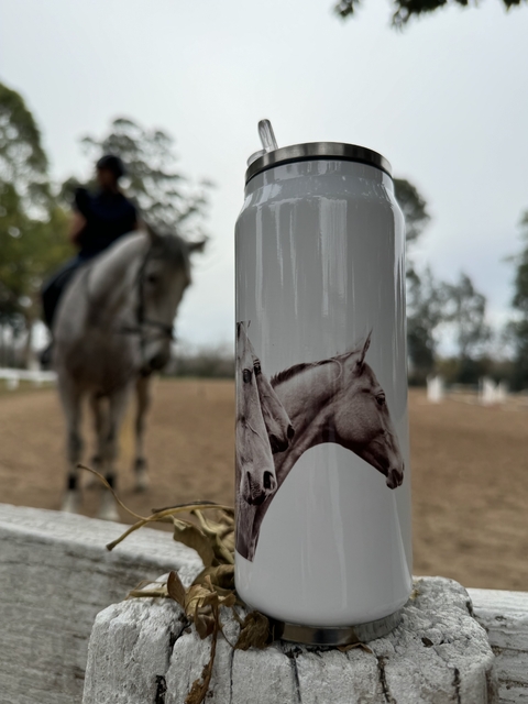 Vaso térmico con Pico Bebedor Y Sorbete Rebatible