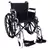 Silla de ruedas eko mobility 19" cromada