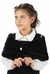 Conjunto Infantil – Vestido Preto + Bolete Preto de Plush
