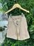 Conjunto Bermuda de Moletinho + Camiseta Branca