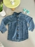 Camisete Jeans Infantil com Detalhe de Bolso na internet