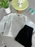 Conjunto Shorts + Colete Moletom com Detalhes em Laço