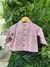 Camisão Infantil Rosa com Botões