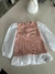 Conjunto Infantil Feminino Rosa com Blusa e Legging