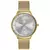 Relógio Feminino Dourado Casual Mesh