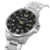 Relógio Masculino Calendário Aço Prata - comprar online