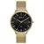 Relógio Feminino Dourado Casual Mesh