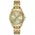 Relógio Feminino Dourado Catraca Serrilhada - comprar online