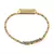 Relógio Seculus Quadrado Dourado Cristal - comprar online