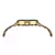 Relógio Feminino Aro Espelhado Aço Dourado - comprar online