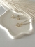 Conjunto Colar + Brinco Coração Cravejado - Glam Joias Minimalistas