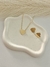 Conjunto Colar + Brinco Coração Liso - loja online