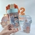 Caixa Cilíndrica com Visor Bombeiro Premium - Kit Festa 3pçs