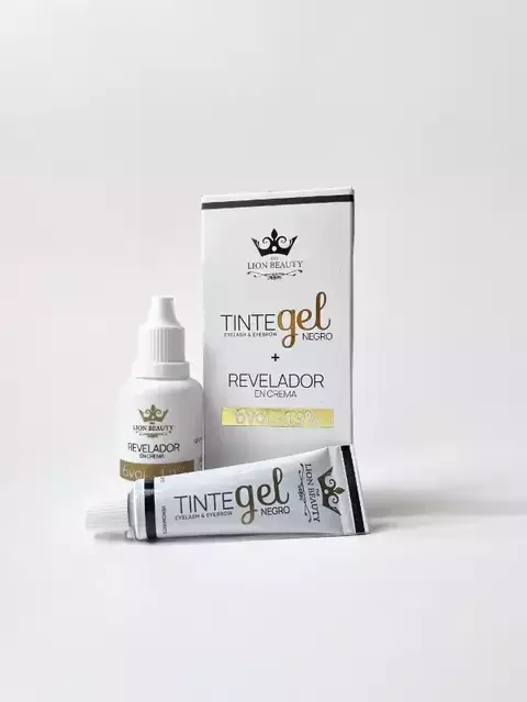 KIT TINTE GEL NEGRO The Lion Beauty