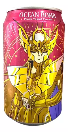 Gaseosa Ocean Bomb Sabor Yogurt Durazno (330 Ml)