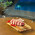 Tabua De Madeira Teca Para Churrasco Servir Carne Cozinha - comprar online