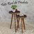 Mesa Canto Pé Palito Apoio Sala Estar Lateral Retro Pequena Moderna Decoração 54x44 na internet