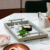 Bandeja Decorativa Espelhada Cantinho Café Bar Escritório 31x52 - Maraka Interiores