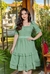Vestido Elegante com Detalhes em Guipir