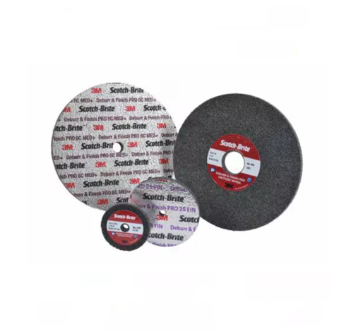 Rueda Unificada para Desbarbado y Acabado EXL Scotch-Brite™ PRO 3" x 1/4 x 1/4