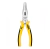 Alicate Stanley PRO punta plana y larga 8 (20 cm)