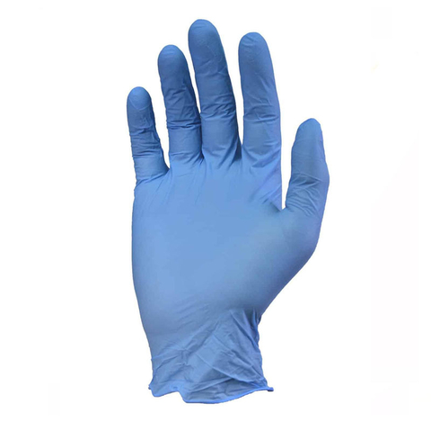 Guante de Nitrilo Descartable Azul Talle 9/XL PREMIUM (Pesado)