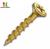 Tornillo FIX Madera Dorado 6 x 1-1/4" TEL x 1000 Unid.