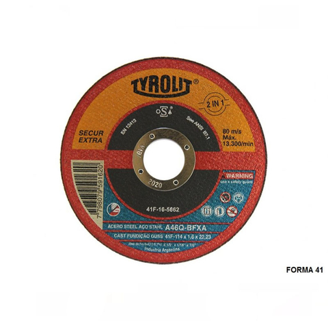 Disco de Corte Secur Extra 230 x 1.9 x 22.23 Tyrolit - comprar online