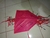 cor: vermelho claro

rabiola: vermelho com prata
