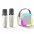 Nova máquina de karaokê k12 portátil alto-falante bluetooth com 1-2 microfone