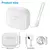 Bettdow Fones De Ouvido Sem Fio Bluetooth 5.3 Esportes, branco