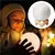 Lua Cheia 3d Led Abajur Luminária 12cm Lampada + Suporte na internet