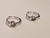AB224 - ARGOLLA CORAZÓN CRISTAL Y STRASS - comprar online