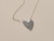 COB700 - COLLAR CORAZÓN PLANO - comprar online