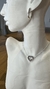 COB727 - COLLAR CORAZON HUECO MACIZO CON STRASS - SOL FERRUB