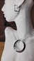 COB714 - COLLAR CADENA CIRCULO HUECO GRANDE en internet