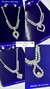 Aros + collar strass