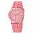 Imagem do 2023 Nova Marca de Moda de Luxo Relógio das Mulheres Silicone Strap Quartz Rel?