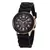 2023 Nova Marca de Moda de Luxo Relógio das Mulheres Silicone Strap Quartz Rel? - comprar online