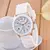 2023 Nova Marca de Moda de Luxo Relógio das Mulheres Silicone Strap Quartz Rel? - Loja R Ribeiro