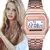 Relógio esportivo digital unissex LED, relógios de pulso militar, ouro, prata, - comprar online