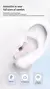 Auscultadores sem fio Bluetooth, T2 TWS, auscultadores transparentes ENC, displa - Loja R Ribeiro