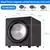 Alto-falante Super Subwoofer de Alta Potência, Ativo, HiFi, De Madeira, Alta Fi